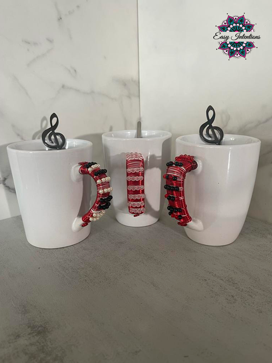 WHITE MUGS - 5