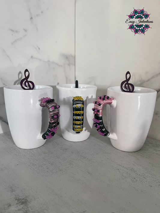 WHITE MUGS - 6